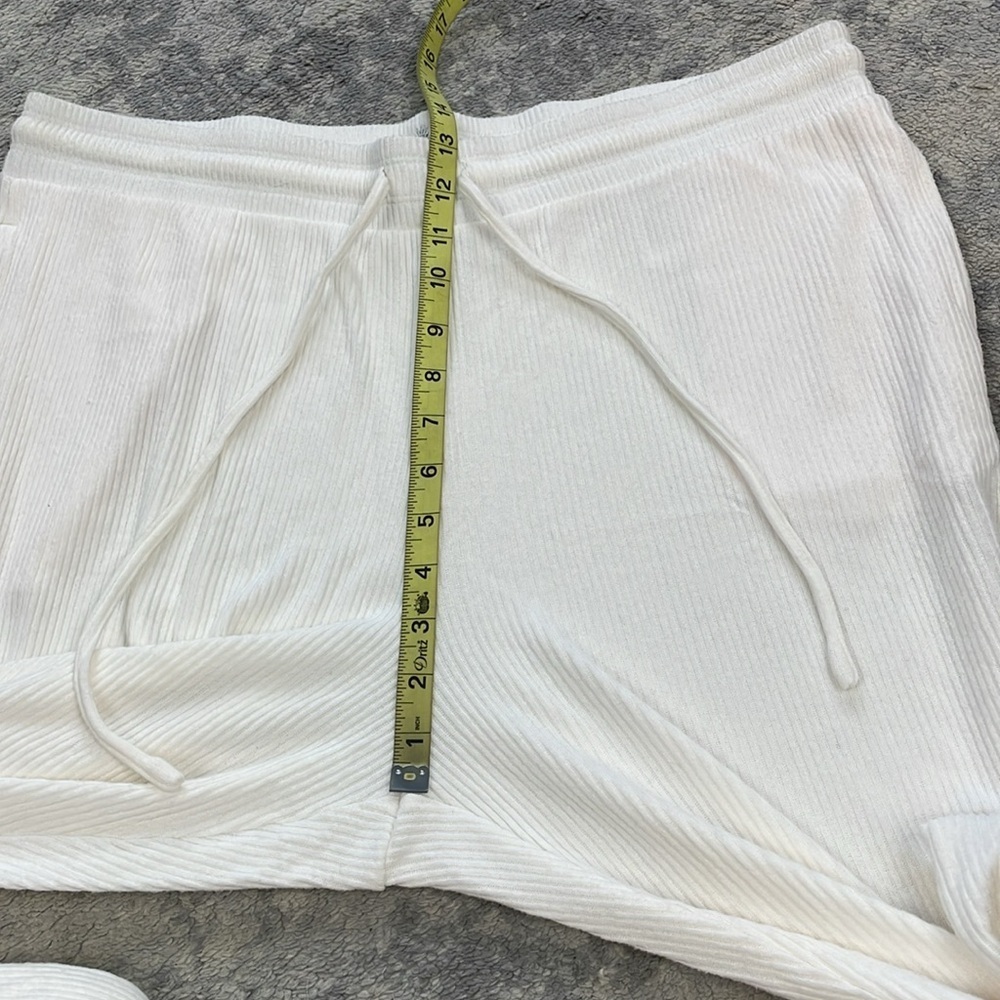 New Tommy Bahama Island Soft Sea Cove Rib Pant White Lounge Resort Sz L - Picture 9 of 13